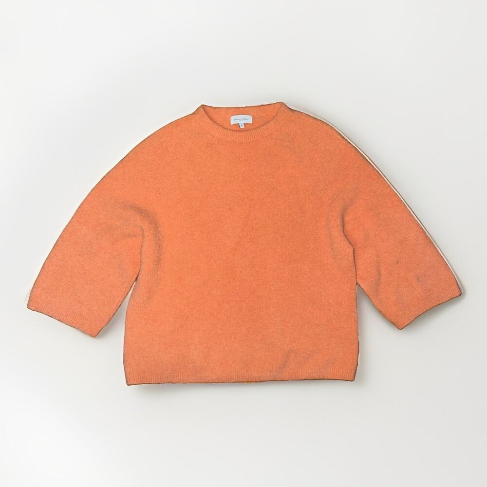 Bianco Blu Italian Sweater Salmon Peach Small 19x22